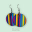 Eco-Chic  Artisan Earrings Crafted from Upcycled Wood